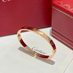 Cartier Love Bracelet Rose Gold  Size 18